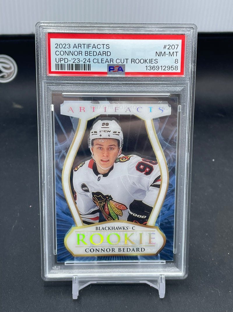2023 UPPER DECK ARTIFACTS - UPDATE '23-24 CLEAR CUT ROOKIES - C. BEDARD -