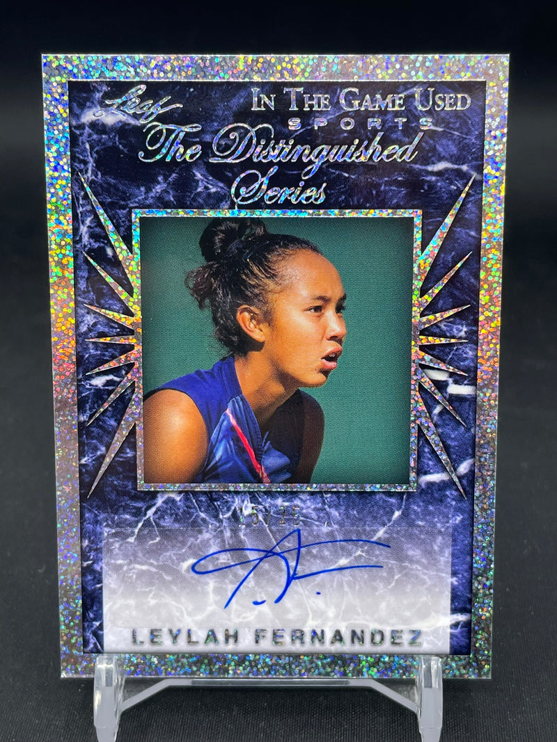 2022 LEAF IN THE GAME USED - THE DISTINGUISHED SERIES - L. FERNANDEZ - #DS-LF1 - #'D/25 - AUTOGRAPH