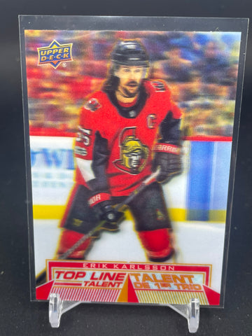2018 UPPER DECK TIM HORTONS - TOP LINE TALENT - E. KARLSSON - #TLT-7