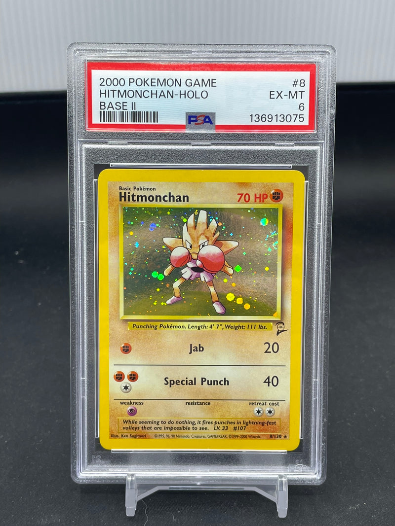 POKEMON - BASE SET 2 - HITMONCHAN - HOLO -