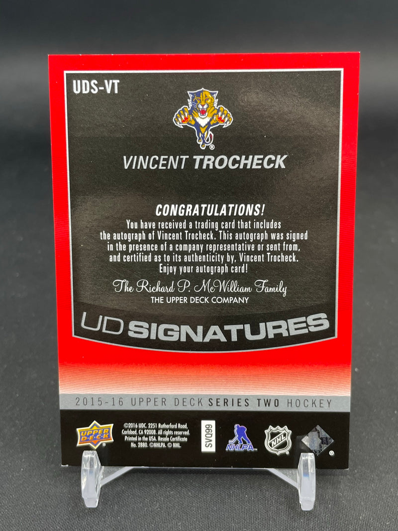 2015 UPPER DECK SERIES TWO - UD SIGNATURES - V. TROCHECK -