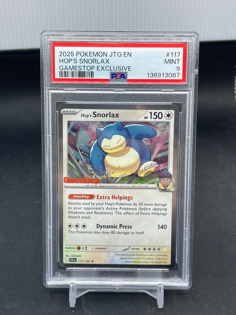 POKEMON - JOURNEY TOGETHER GAMESTOP EXCLUSIVE - HOP'S SNORLAX - HOLO -