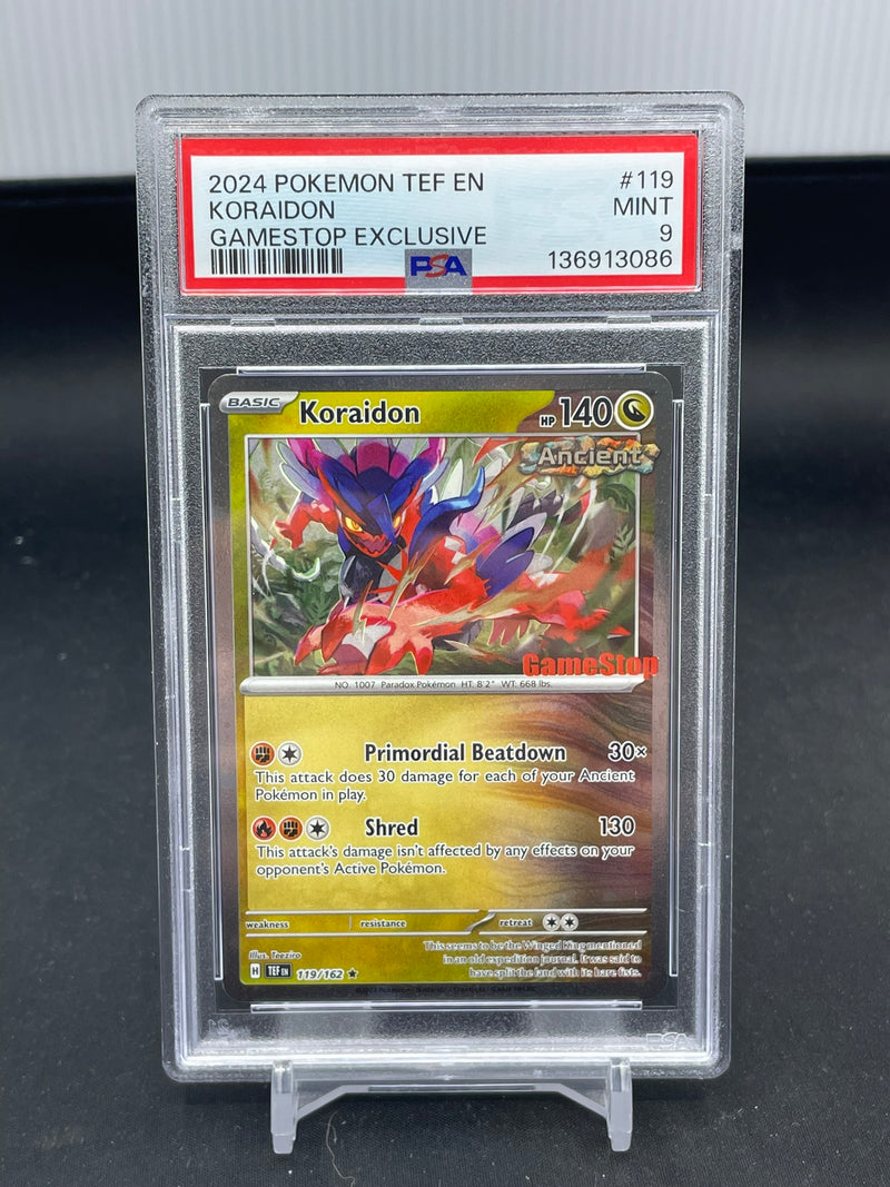 POKEMON - TEMPORAL FORCES GAMESTOP EXCLUSIVE - KORAIDON - HOLO -