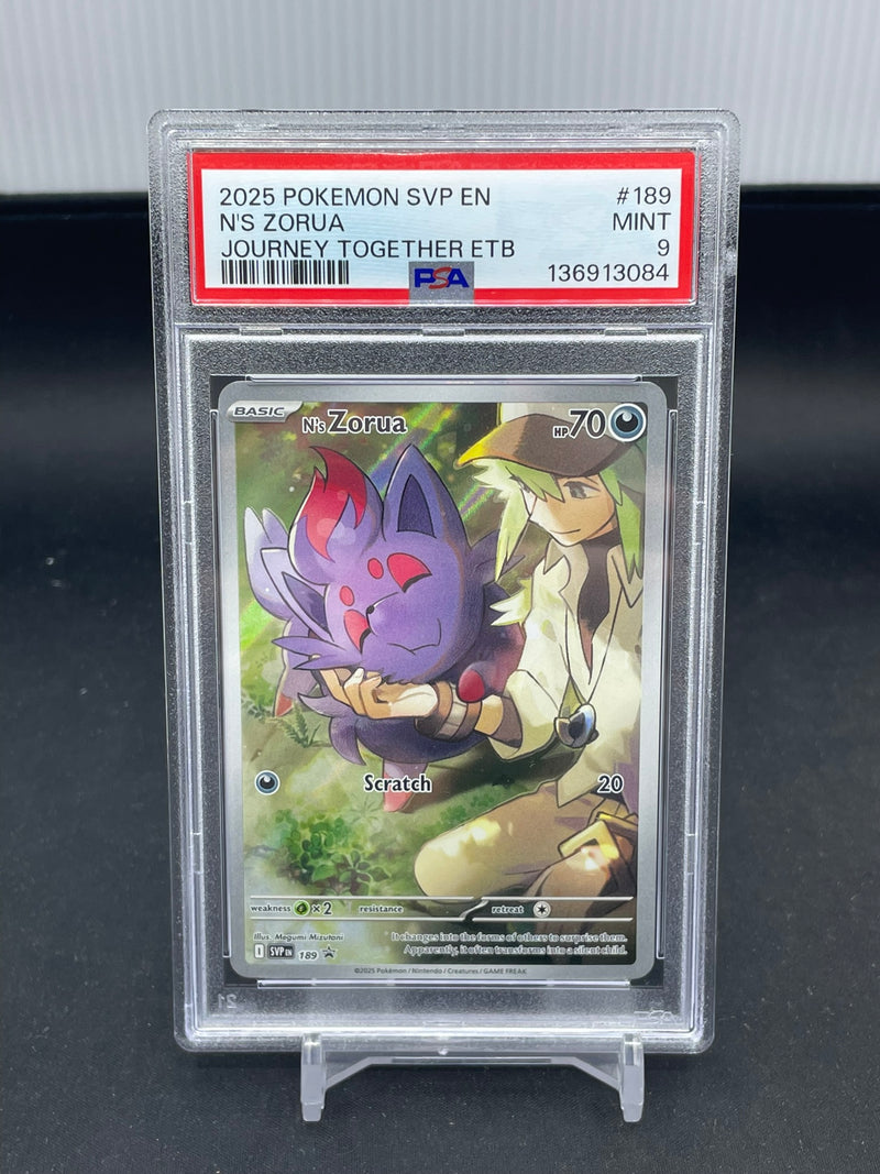 POKEMON - JOURNEY TOGETHER ETB - N'S ZORUA - FULL ART PROMO -