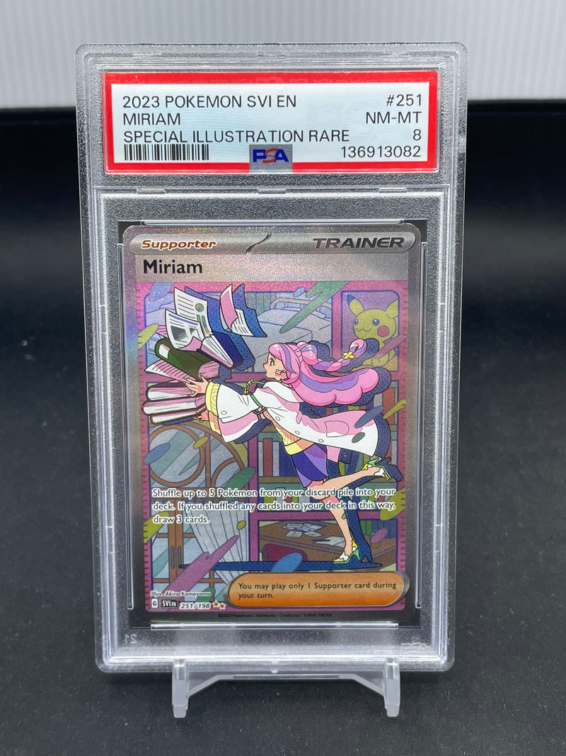 POKEMON - SCARLET & VIOLET - MIRIAM - SPECIAL ILLUSTRATION RARE -