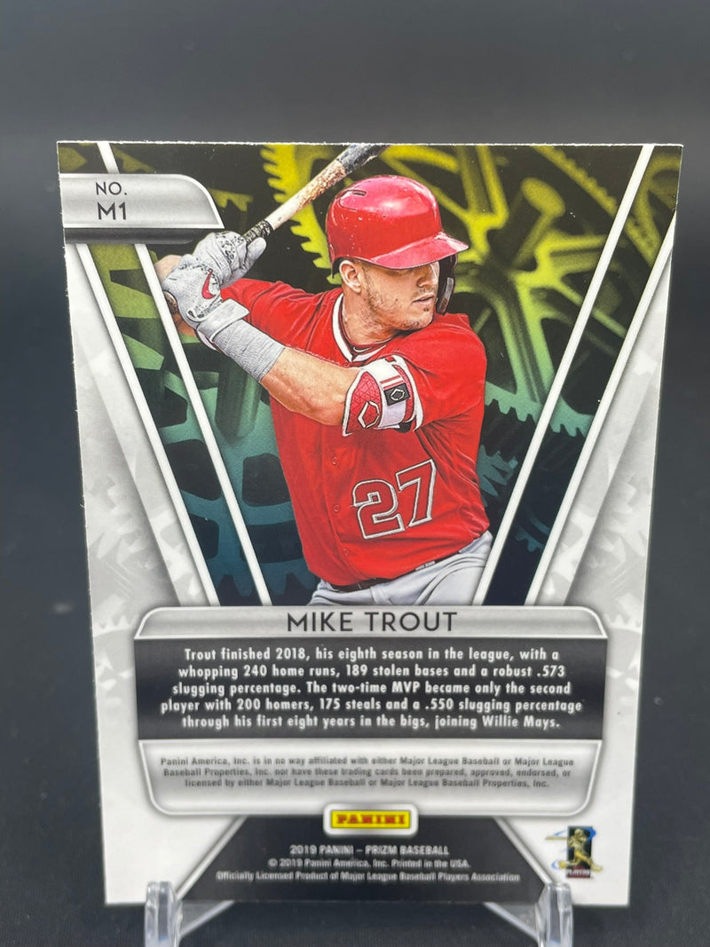 2019 PANINI PRIZM - MACHINES - M. TROUT -