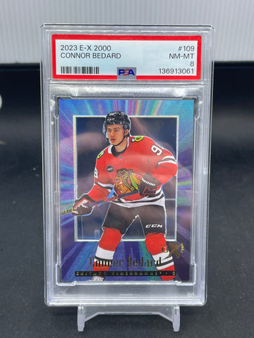 2023 UPPER DECK METAL UNIVERSE SKYBOX - C. BEDARD - #109 - PSA 8 - RC