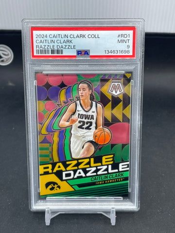 2024 PANINI MOSAIC - RAZZLE DAZZLE - C. CLARK - #RD1 - PSA 9