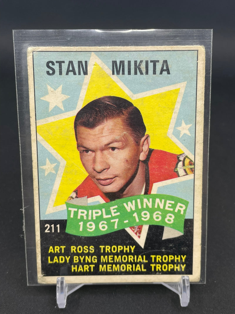 1968 O-PEE-CHEE - TRIPLE WINNER - S. MIKITA -