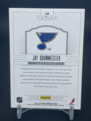 2012 PANINI DOMINION - PEERLESS PATCHES - J. BOUWMEESTER - #48 - #'D/40 - RELIC - AUTOGRAPH
