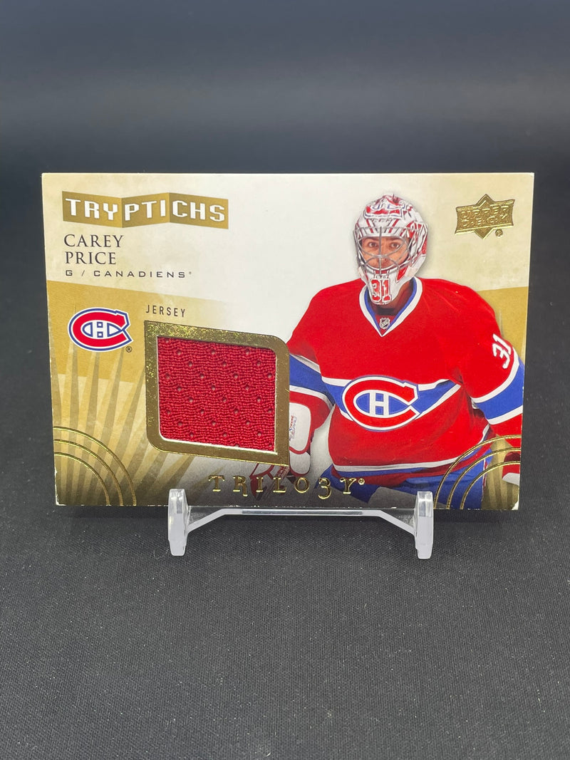 2014 UPPER DECK TRILOGY - TRYPTICHS - C. PRICE - #T-CP1 - #'D/600 - RELIC