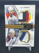 2015 UPPER DECK PREMIER - PREMIER DUALS - A. EKBLAD / N. MACKINNON - #PD2-AM - #'D/15 - DUAL RELIC