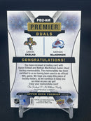 2015 UPPER DECK PREMIER - PREMIER DUALS - A. EKBLAD / N. MACKINNON - #PD2-AM - #'D/15 - DUAL RELIC