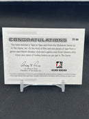 2014 IN THE GAME - SILVER VERSION - TAPE TO TAPE - M. BRODEUR / S. STEVENS -