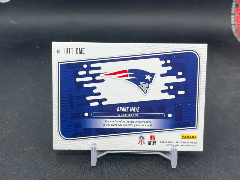 2024 PANINI ABSOLUTE - TOOLS OF THE TRADE - D. MAYE - #TOTT-DME - #'D/49 - TRIPLE RELIC - RC