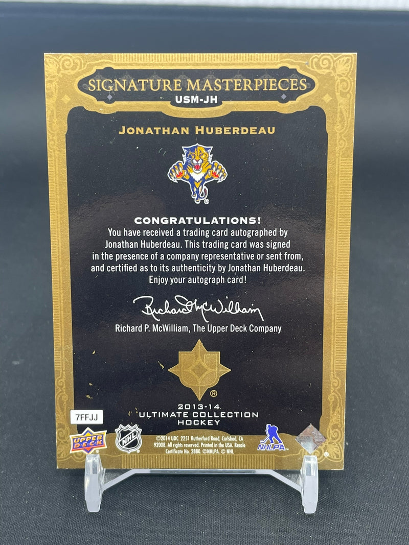 2013 UPPER DECK ULTIMATE - SIGNATURE MASTERPIECE - J. HUBERDEAU -