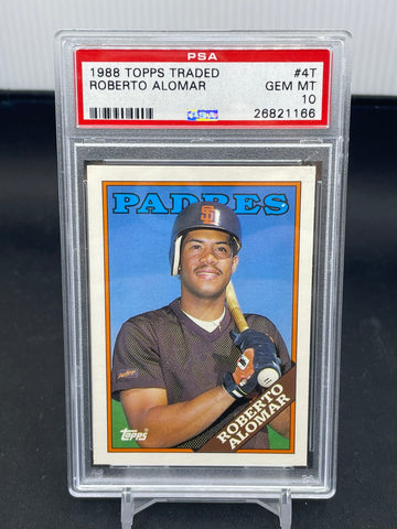 1988 TOPPS TRADED - R. ALOMAR - #47 - PSA 10