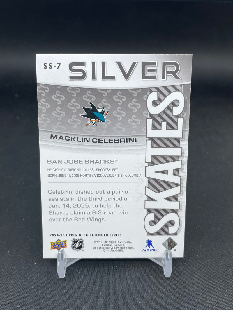 2024 UPPER DECK EXTENDED SERIES - SILVER SKATES - M. CELEBRINI -