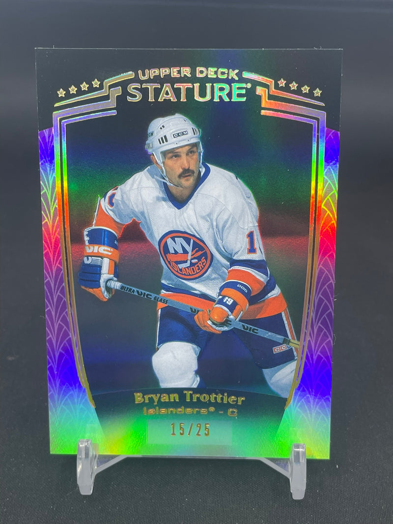 2024 UPPER DECK STATURE - PURPLE - B. TROTTIER - #28 - #'D/25