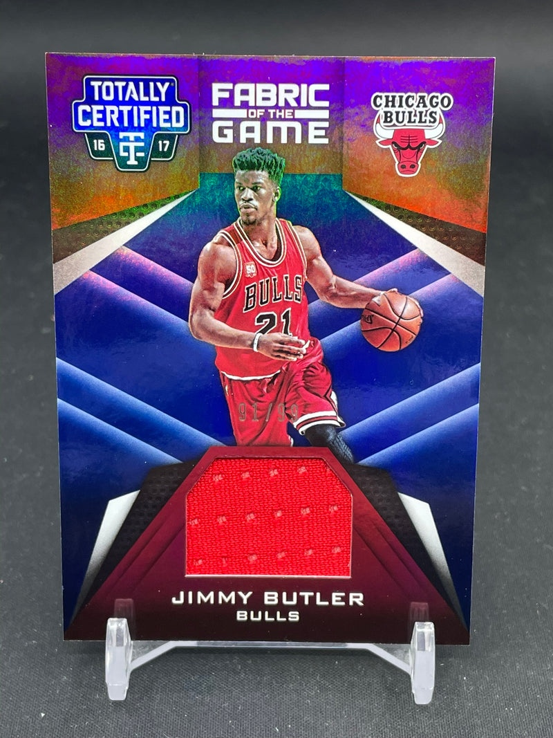 2016 PANINI TOTALLY CERTIFIED - FABRIC OF THE GAME - J. BUTLER - #32 - #'D/99 - RELIC