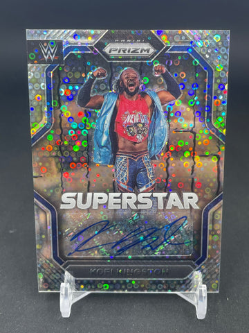 2023 PANINI PRIZM WWE - UNDERCARD PRIZM - SUPERSTAR - KOFI KINGSTON - #SA-KKG - AUTOGRAPH