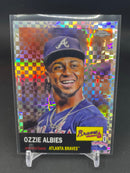 2022 TOPPS CHROME PLATINUM ANNIVERSARY - XFRACTOR - O. ALBIES -