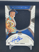 2022 PANINI CHRONICLES CROWN ROYALE WWE - SILHOUETTES - HAPPY CORBIN - #SL-HCB - #'D/99 - RELIC - AUTOGRAPH