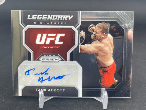 2023 PANINI PRIZM UFC - LEGENDARY SIGNATURES - T. ABBOTT - #LS-TAB - AUTOGRAPH