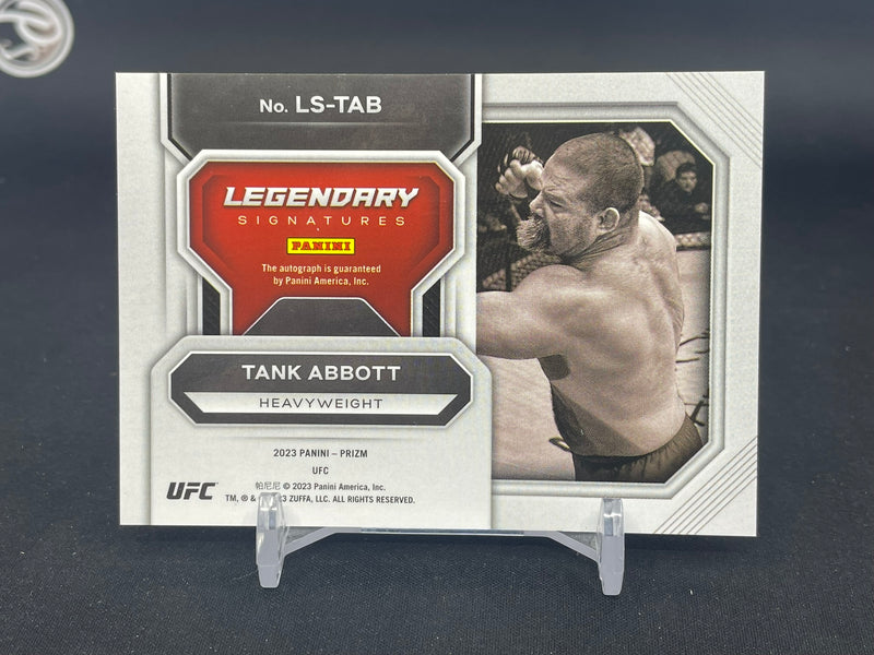 2023 PANINI PRIZM UFC - LEGENDARY SIGNATURES - T. ABBOTT -