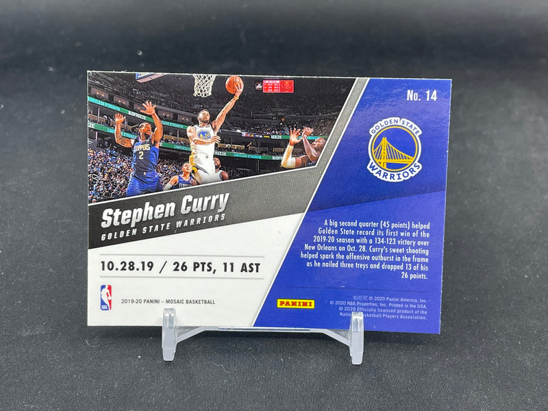 2019 PANINI MOSAIC - MONTAGE - S. CURRY -