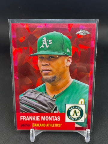2022 TOPPS CHROME PLATINUM ANNIVERSARY - RED ATOMIC - F. MONTAS - #289 - #'D/100