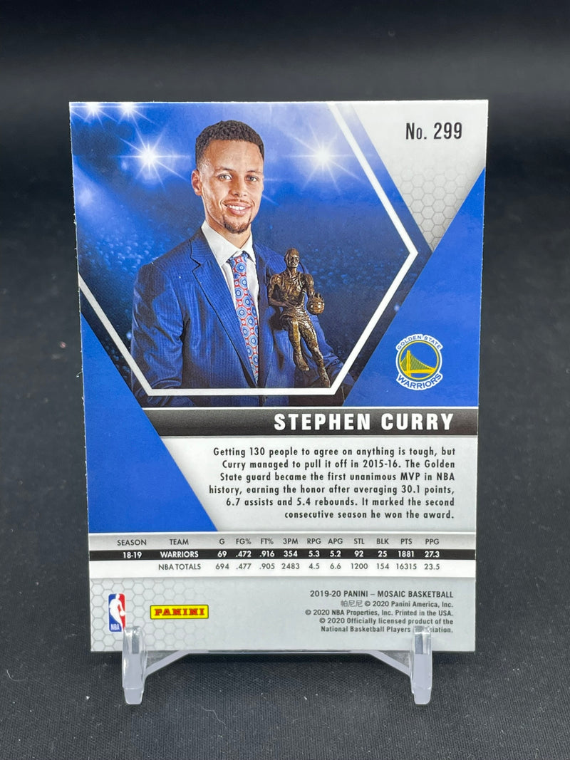 2019 PANINI MOSAIC - MVPS - S. CURRY -