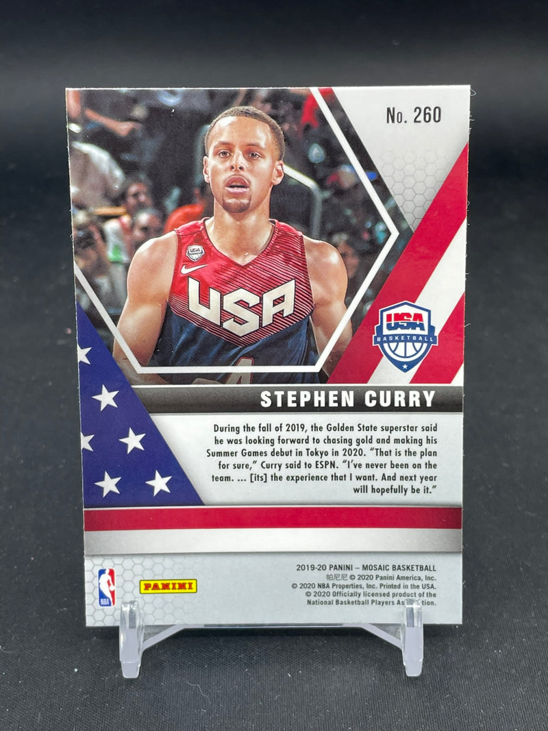 2019 PANINI MOSAIC - USA - S. CURRY -