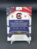 2020 PANINI PRIZM DRAFT PICKS - RED WHITE & BLUE PRIZM - ALL AMERICANS - D. SAMUEL - #75 - #'D/99 - RC