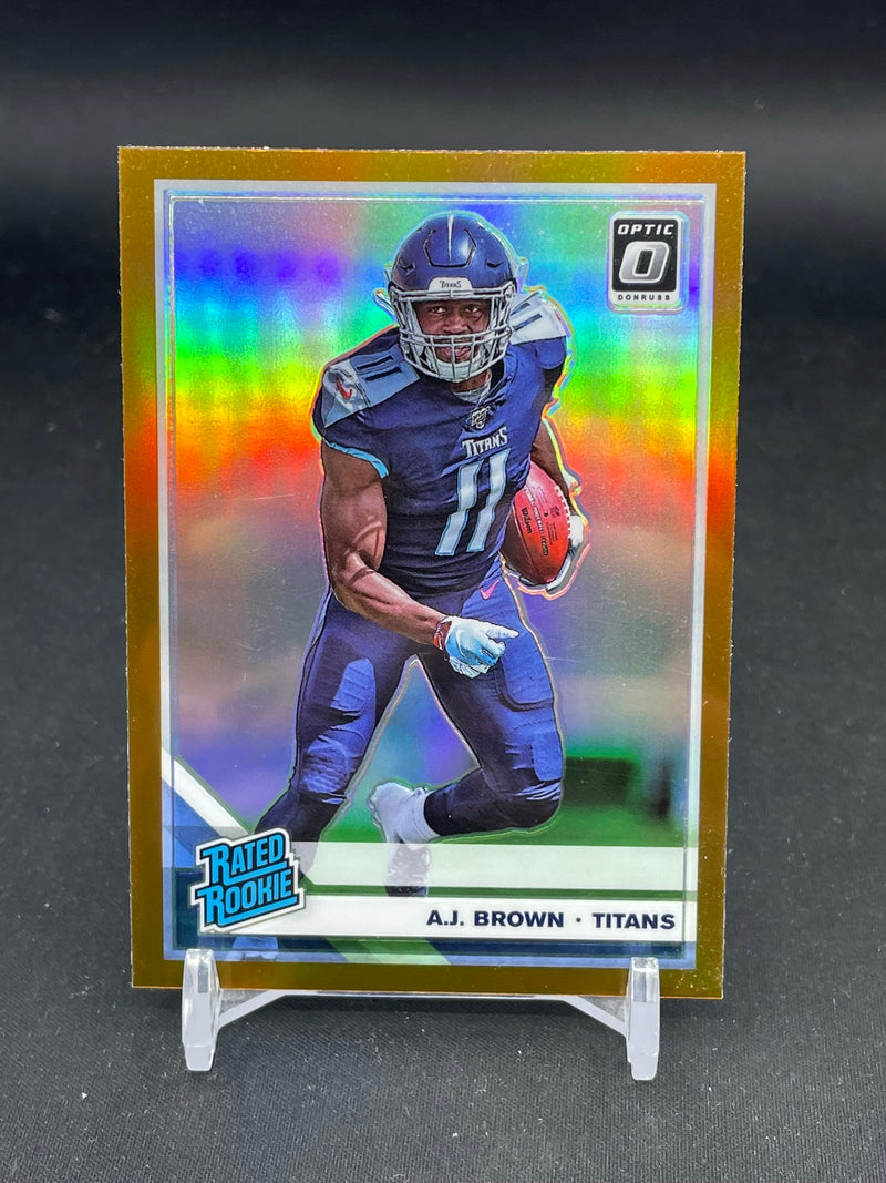 2019 PANINI DONRUSS OPTIC - BRONZE PRIZM - RATED ROOKIE - A. BROWN -