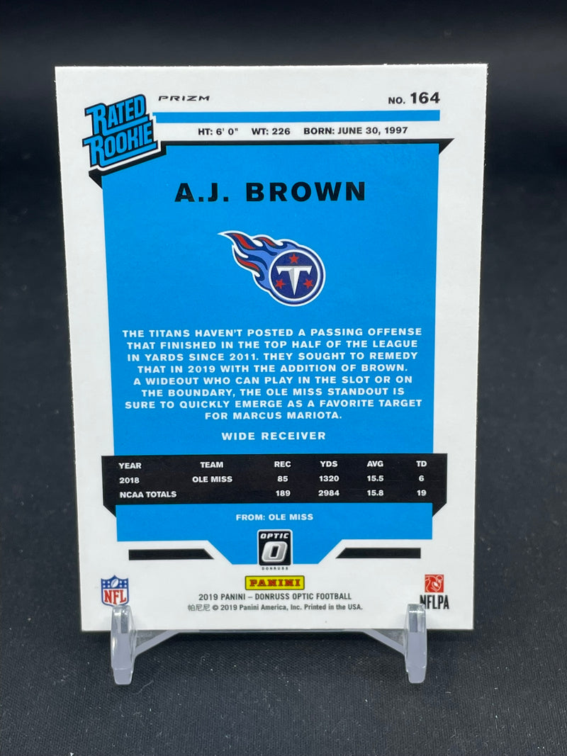 2019 PANINI DONRUSS OPTIC - BRONZE PRIZM - RATED ROOKIE - A. BROWN -