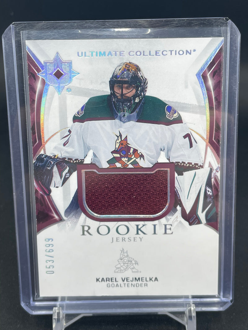 2021 UPPER DECK ULTIMATE - ROOKIE JERSEY - K. VEJMELKA - #159 - #'D/699 - RELIC - RC
