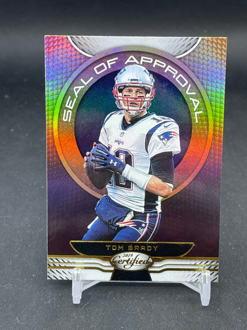2019 PANINI CERTIFIED - SEAL OF APPROVAL - T. BRADY - #SA-TB