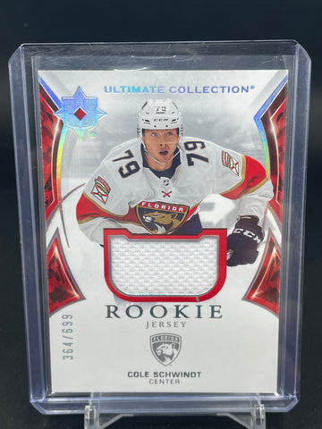 2021 Horní paluba Ultimate - Rookie Jersey - C. Schwindt - #186 - #'D/699 - Relic - RC