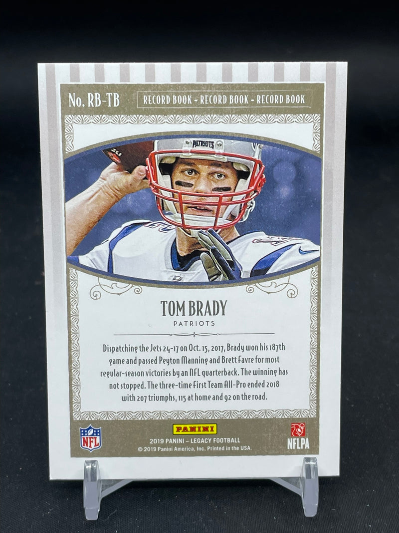 2019 PANINI LEGACY - RECORD BOOK - T. BRADY -