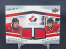 2014 UPPER DECK TEAM CANADA JUNIORS - DUAL JERSEY - C. MCDAVID / S. REINHART -