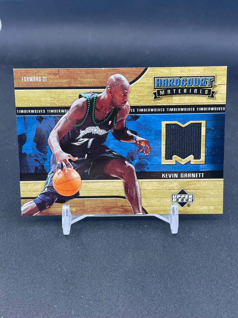 2006 UPPER DECK HARDCOURT - HARDCOURT MATERIALS - K. GARNETT -