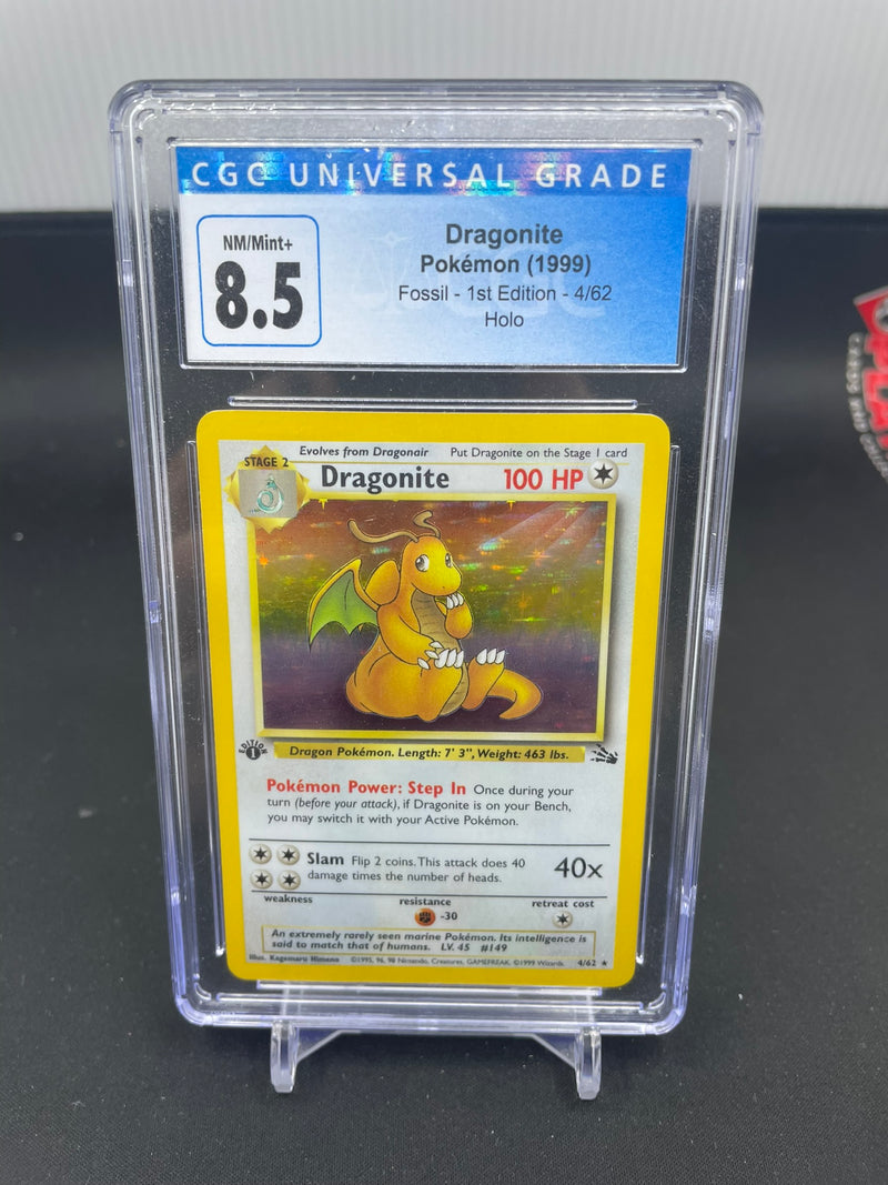 POKEMON - 1ST EDITION FOSSIL - DRAGONITE - HOLO -