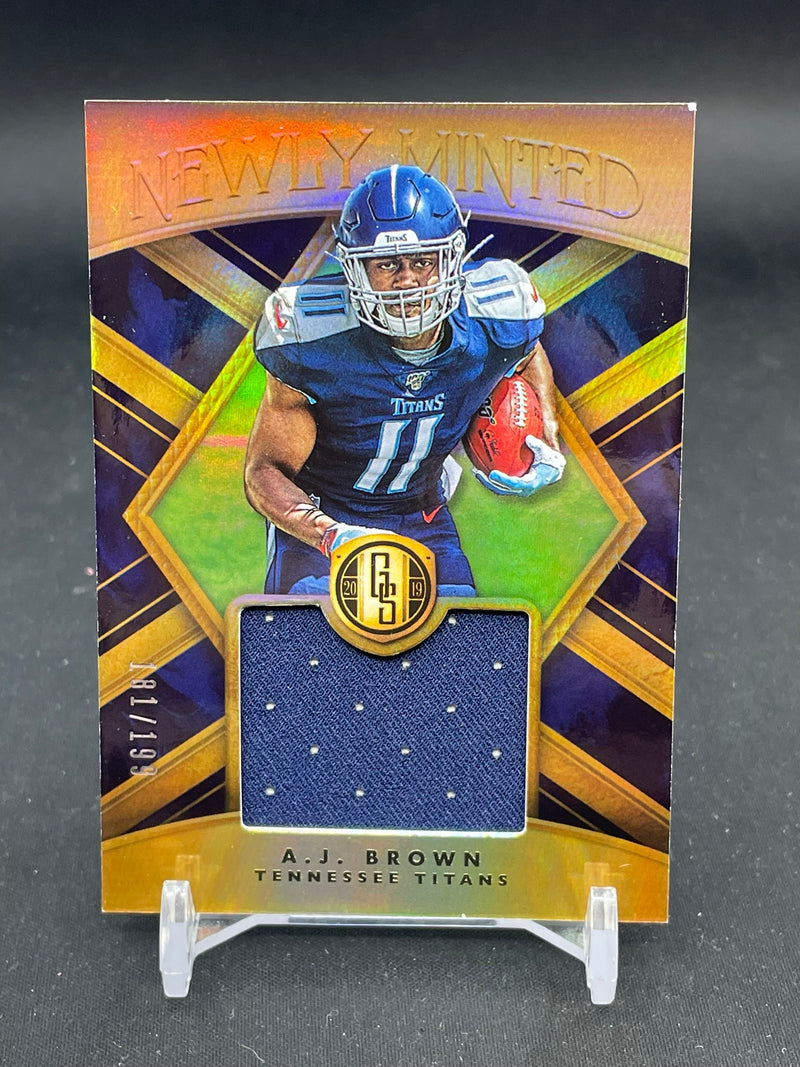 2019 PANINI GOLD STANDARD - NEWLY MINTED - A. BROWN - #NMM-14 - #'D/199 - RELIC