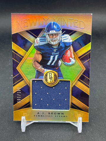 2019 PANINI GOLD STANDARD - NEWLY MINTED - A. BROWN - #NMM-14 - #'D/199 - RELIC