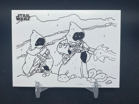 2025 TOPPS STAR WARS CHROME - BY THE NUMBER - JAWAS - #CP-12