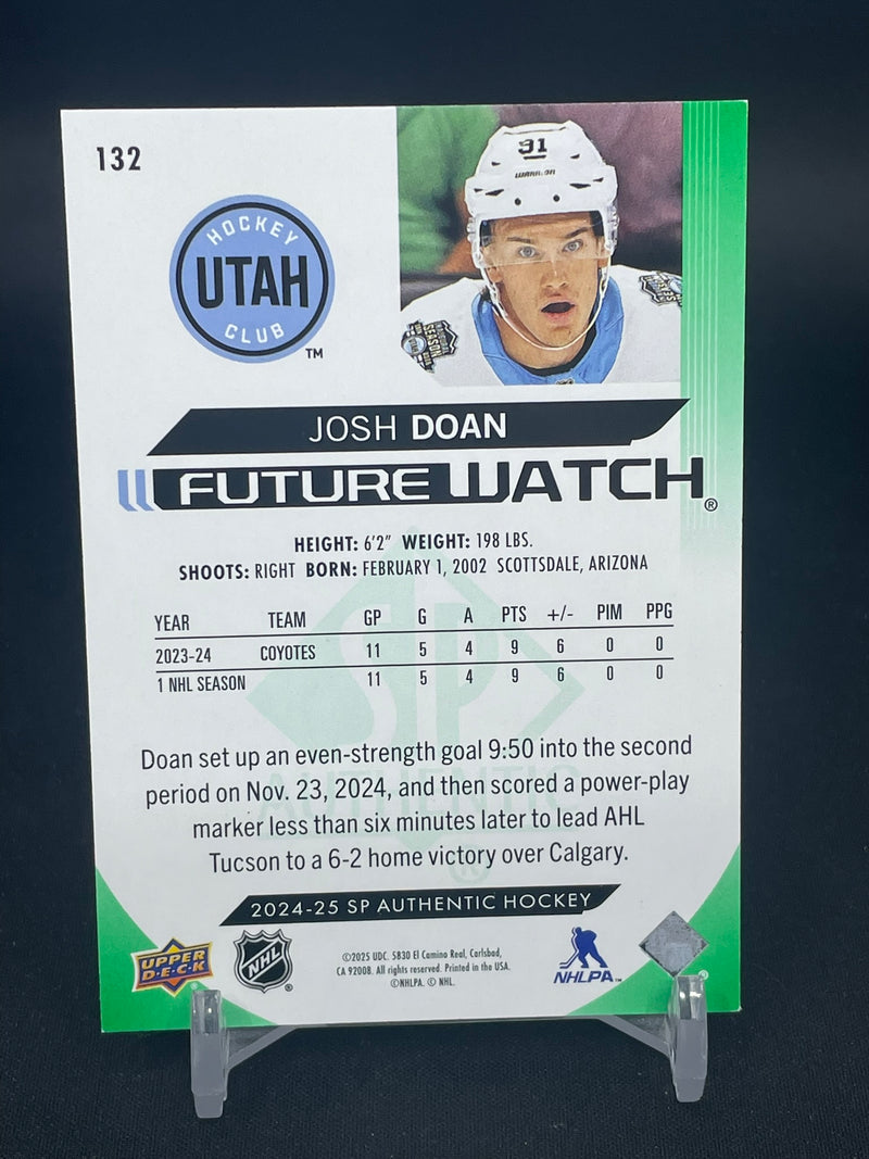 2024 UPPER DECK SP AUTHENTIC - GREEN - LIMITED FUTURE WATCH - J. DOAN - #132 - #'D/199 - RC