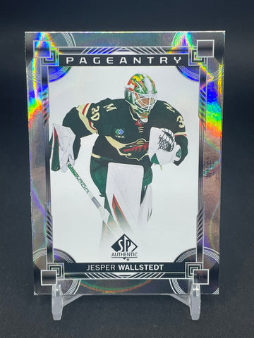 2024 UPPER DECK SP AUTHENTIC - PAGEANTRY - J. WALLSTEDT - #P-82