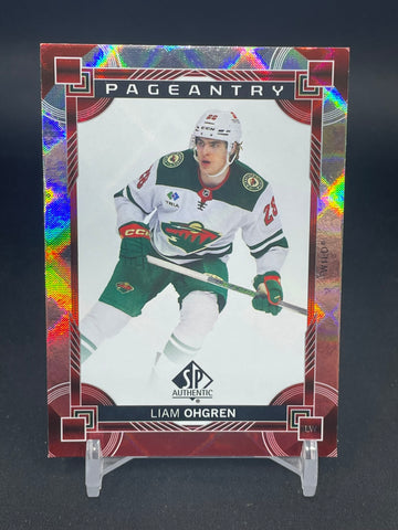2024 UPPER DECK SP AUTHENTIC - RED - PAGEANTRY - L. OHGREN - #P-90