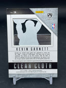 2014 PANINI TOTALLY CERTIFIED - CLEAR CLOTH - K. GARNETT - #28 - #'D/199 - RELIC